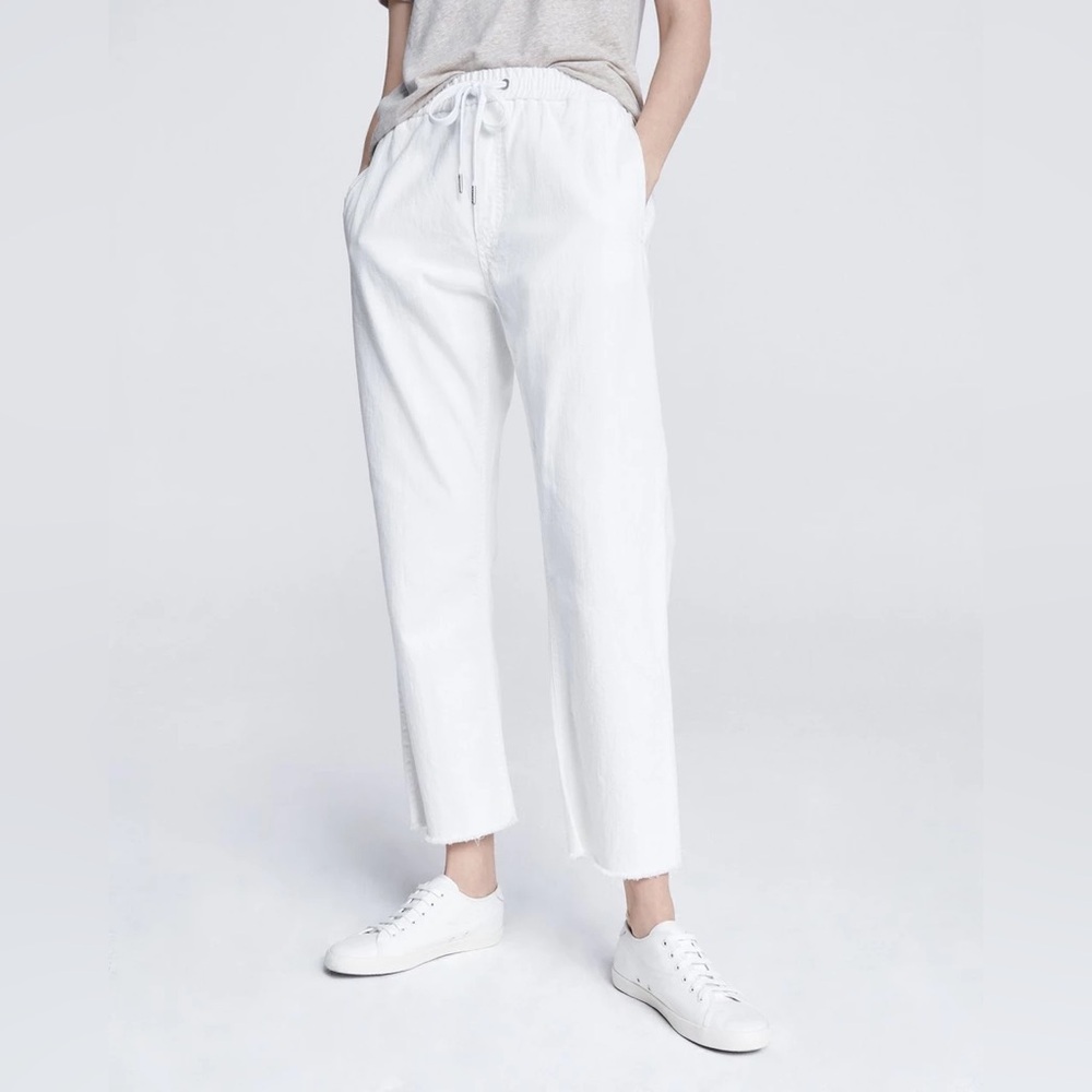 NWT Rag&Bone Denim Jogger, Off White, Small